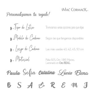 Cadena con Dije Inicial - Imagen 3